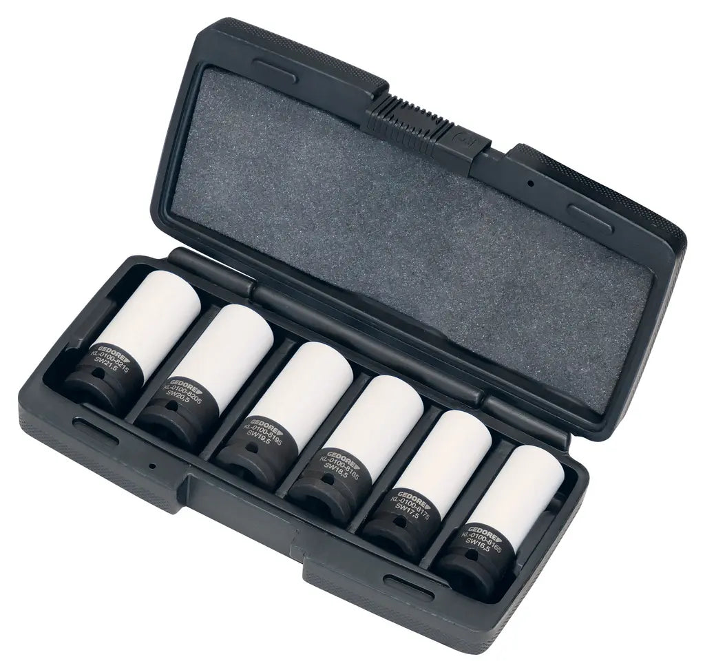 Gedore Automotive Set of 6 1/2 in Half Size Impact Wrench - GD KL-0100-81 K Gedore Automotive
