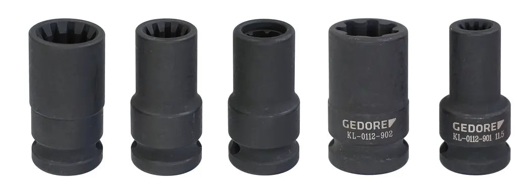 Gedore Automotive Set of 5 Socket Wrench, Brakes - GD KL-0112-9 Gedore Automotive
