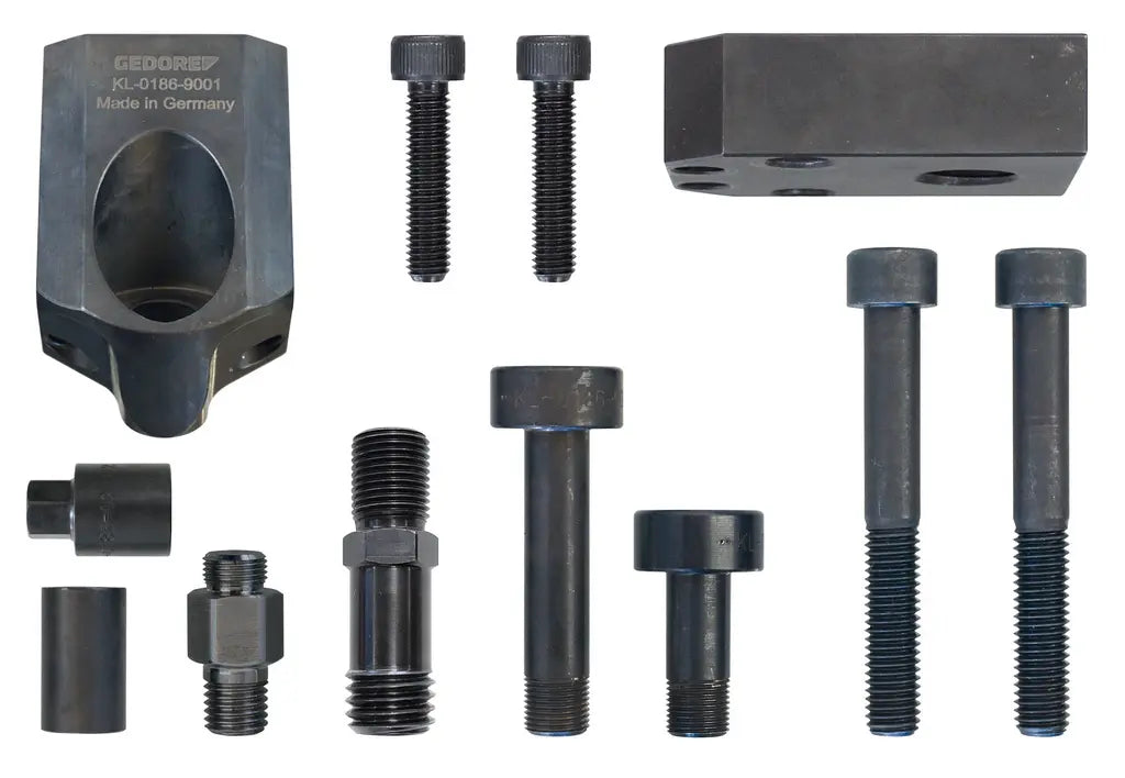 Gedore Automotive Set of 11 Pneumatic Injector Nozzle Puller Supplement - GD KL-0186-903 Gedore Automotive