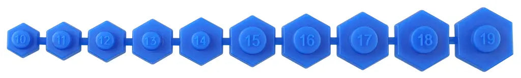 Gedore Automotive Set of 10 Socket Wrench Insert Magnetic Holder, a/f 10 - 19mm - GD KL-4080-100 Gedore Automotive