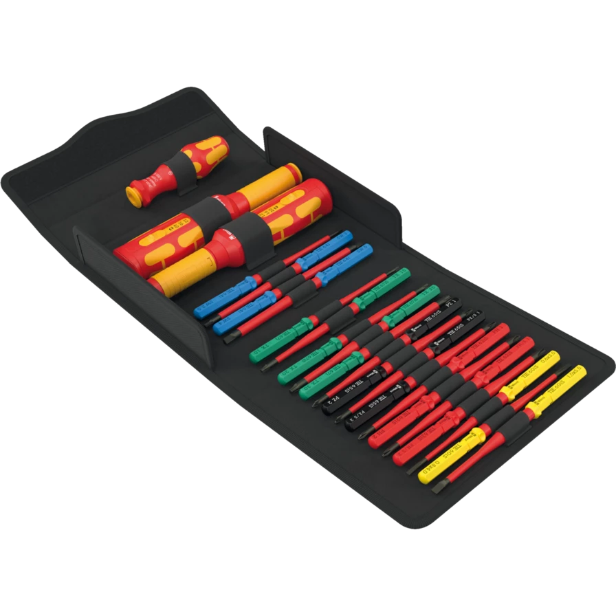 Wera Kraftform Kompakt VDE Safe-Torque Speed Control Cabinet Set 1, 23 Pieces - WE 05006633001 Wera