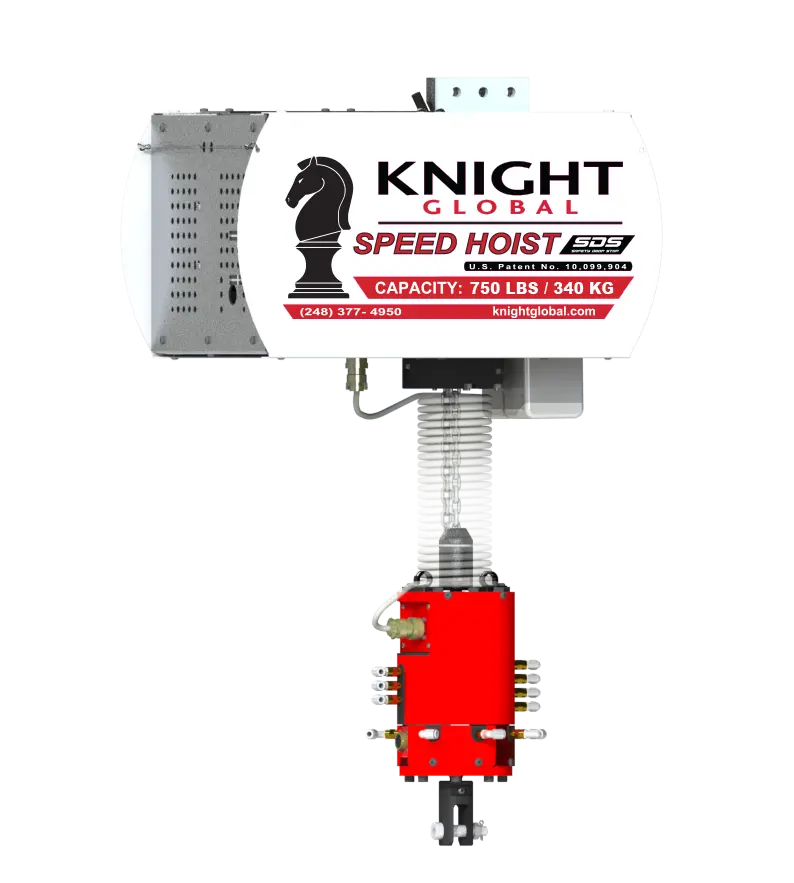 Knight Global Electropneumatic Rotary Unions for Speed Hoists, 400 lbs Capacity, 7 Pneumatic Ports - KG KSAA1068 Rotary Unions Knight Global