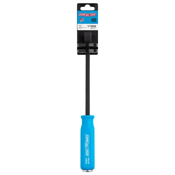 Channellock Curved Strike Cap Professional Pry Bar, 5/8 x 7 in, 12 in Overall Length - CL PR12C Channellock