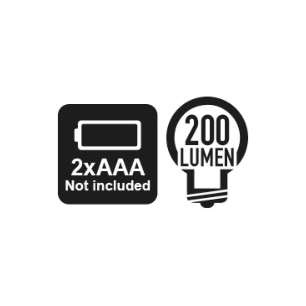 Beta Tools (Article# 1833XS/2) LED Inspection Flashlight, 200 Lumens, Anodized Aluminum - BT 18330001 Beta Tools
