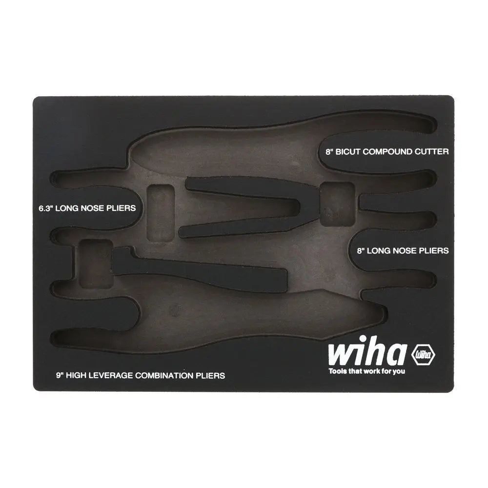 Wiha Empty Foam Tray for 3/8 in Inch Sockets - WI 93033 Wiha
