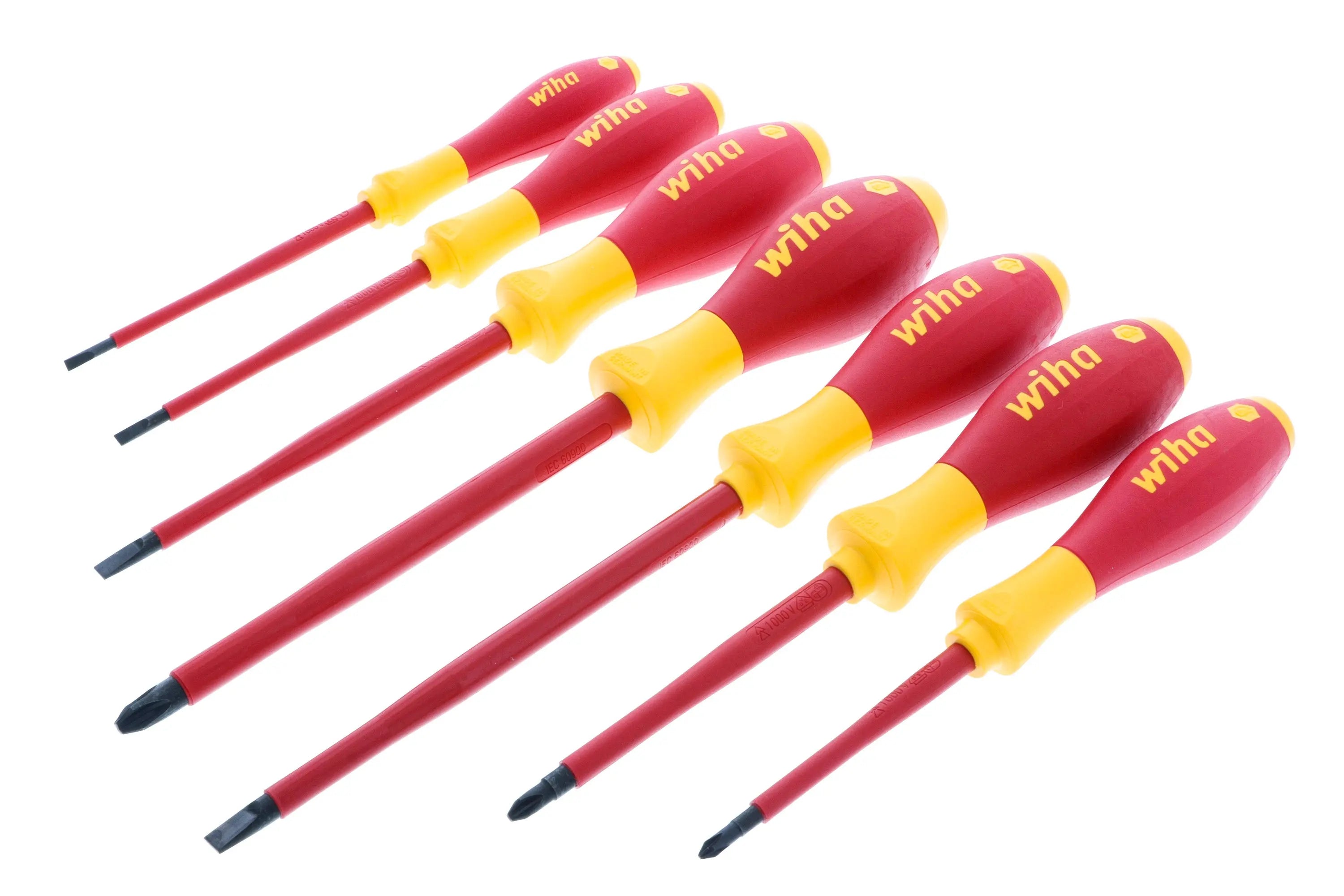 Wiha 32099, Insulated Slot/Ph Drivers 7 Pc. Set Wiha