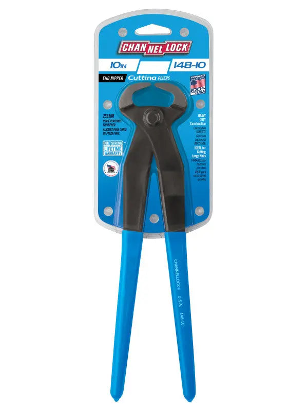Channellock End Nipper Cutting Plier, 10 in - CL 148-10 Channellock