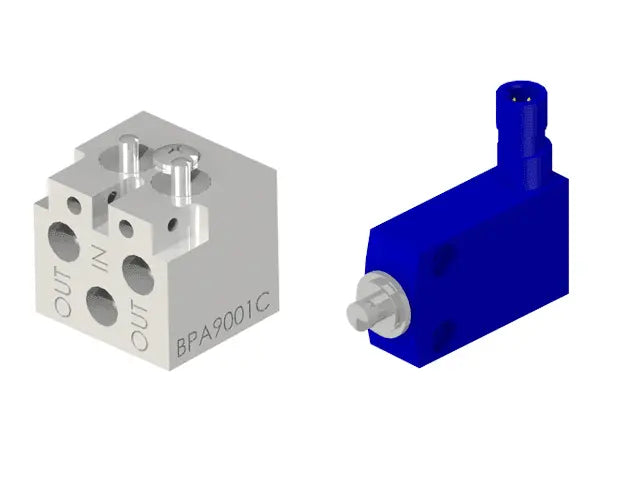 Knight Global Electric Pneumatic Control Handle, (1) 4-Pin Micro Limit Switch with 3-Way Valves - KG EPPTA9510 Knight Global