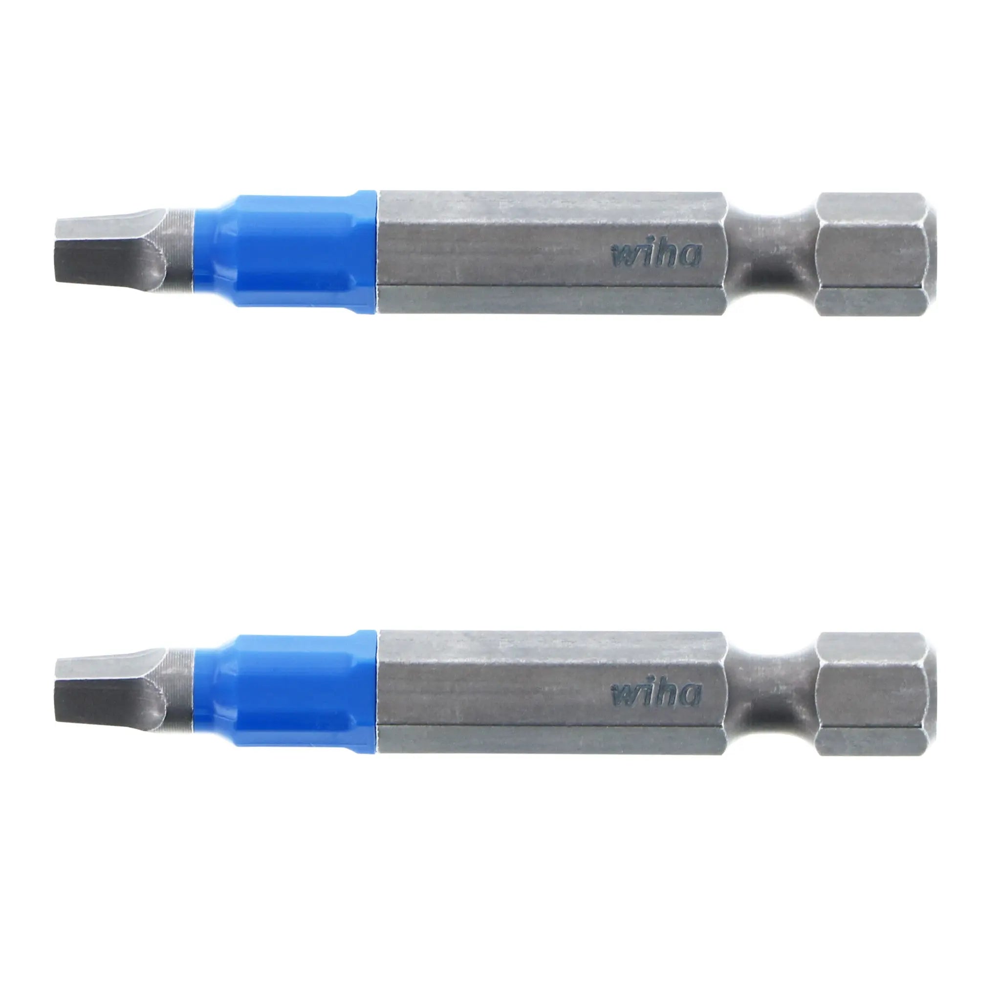 Wiha Set of 2 Terminator Blue Impact Bits, Sq2 x 2 in - WI 70225 Wiha