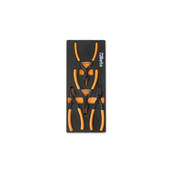 Beta Tools (Article# M145) Set of 4 Assortment Tools with Soft Thermoformed Tray - BT 024500145 