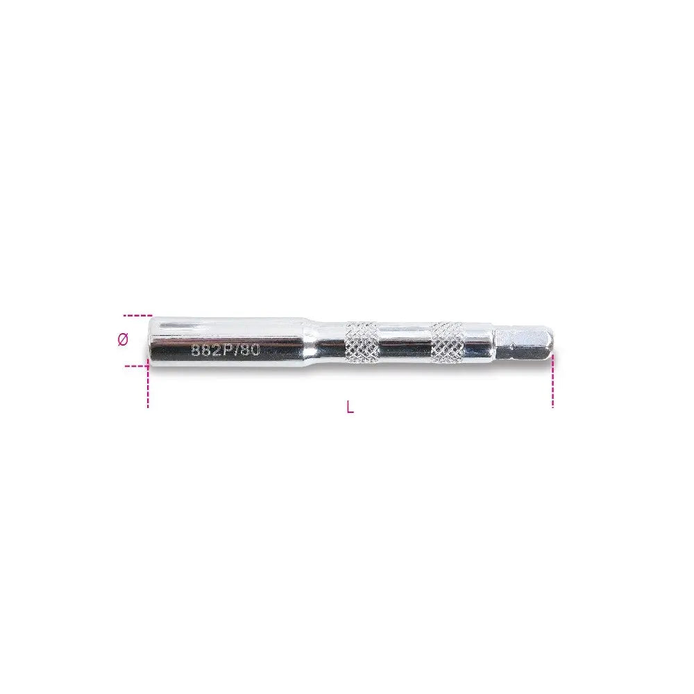 Beta Tools (Article# 882P/80) Magnetic Bit Holder Extension Bar, 1/4 in - BT 8820080 Beta Tools