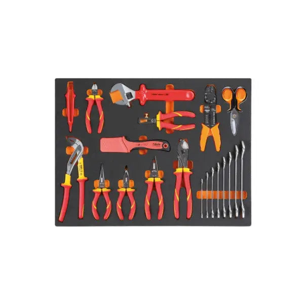 Beta Tools (Article# MBV66) Foam Tray for 1000V Electrotechnical Maintenance Insulated Tools - BT 024524266 