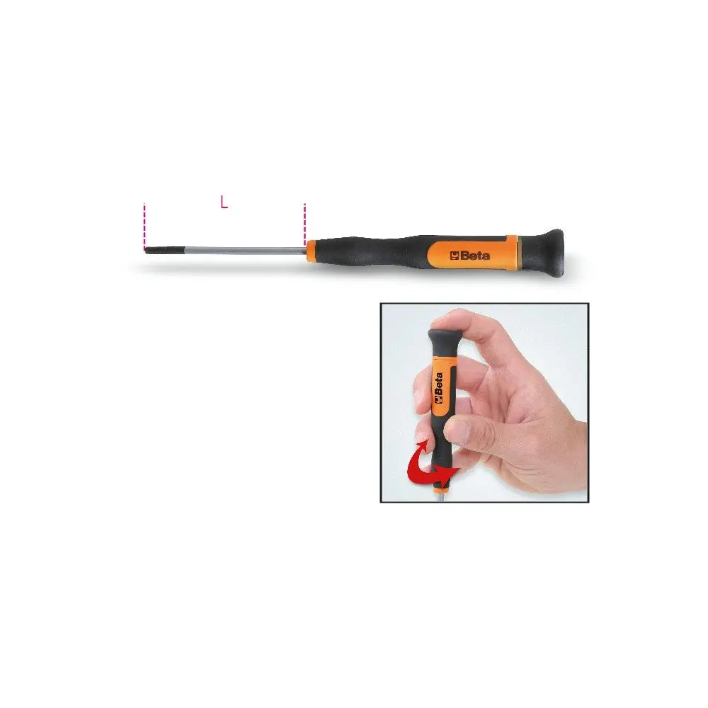 Beta Tools (Article# 1257ES 2.0) 2.0 Micro-Screwdriver Hexagon Male Ends - BT 12570048 Beta Tools