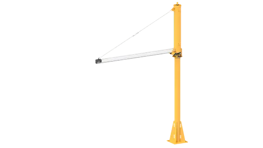 Knight Global Turnbuckle Jib Cranes, RAD4110 Series Rail, 14 ft Rail Under Clearance - KG MJBA2200A14 Knight Global