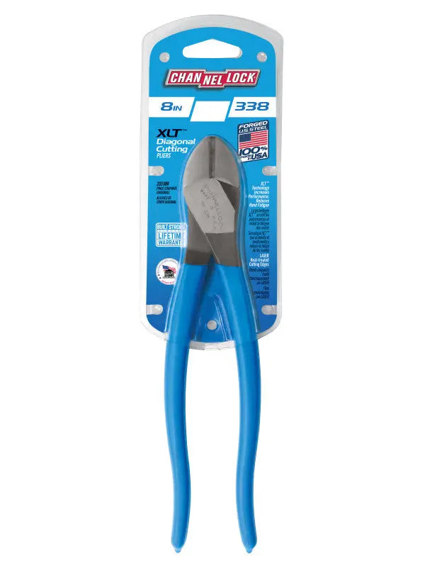 Channellock XLT Diagonal Cutting Plier, 8.29 in - CL 338 Channellock