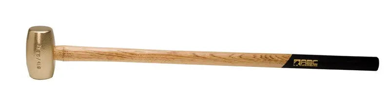 ABC Hammers 8 lbs Brass Hammer with 32 in Wood Handle - ABC ABC8BW ABC Hammers