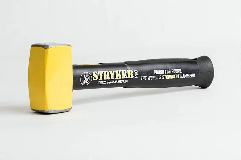 ABC Hammers 2.5 lbs Hammer Head with 12 in Steel Reinforced Rubber Handle - ABC PRO212S ABC Hammers