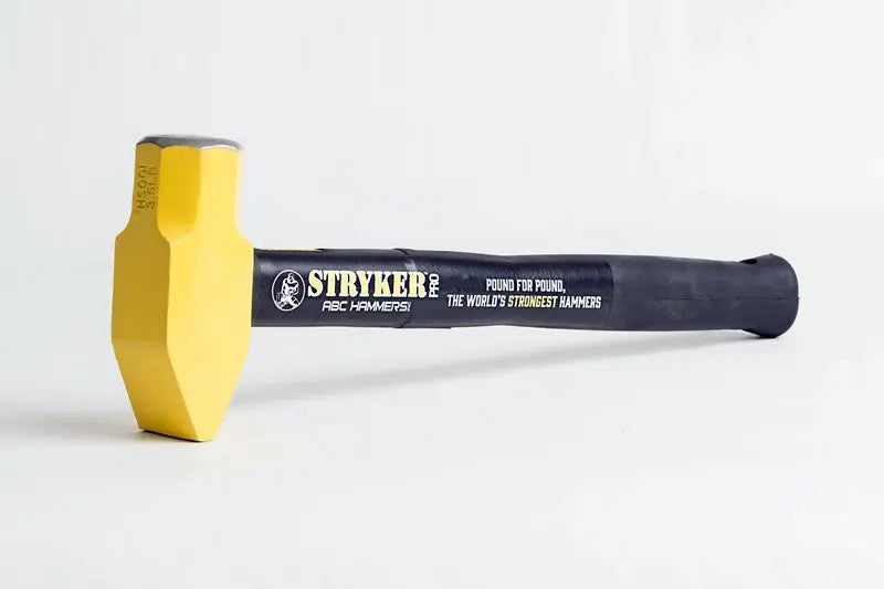 ABC Hammers 3.5 lbs Hammer Head with 16 in Steel Reinforced Rubber Handle - ABC PRO3516CP ABC Hammers