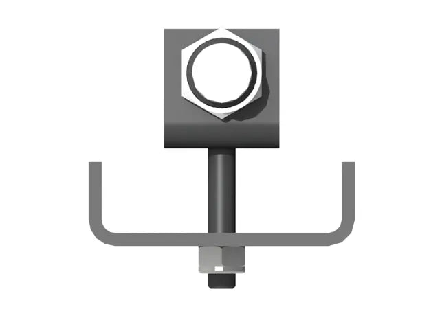 Knight Global Mid-Rail Stop with Shock Absorbs up to 106 ft lbs - KG MRAA4243 Knight Global