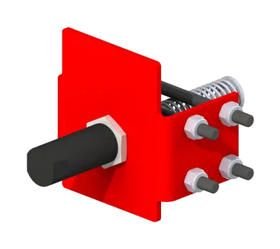 Knight Global End Cap with Shock Diameter 0.88 in for RAD7510 - KG MRAA4805 Knight Global
