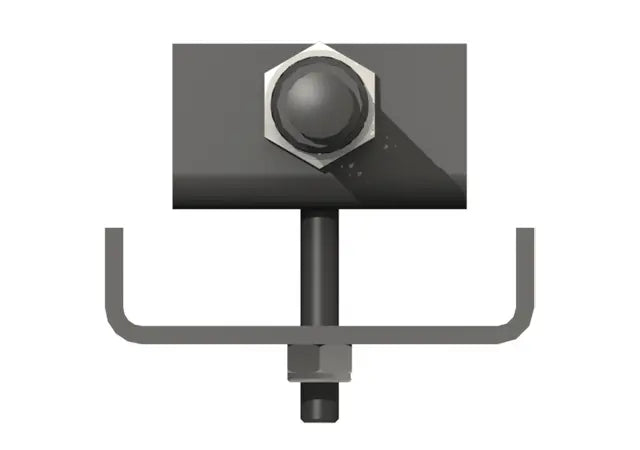 Knight Global Mid-Rail Stop with Shock Absorbs up to 229 ft lbs - KG MRAA6022 Knight Global