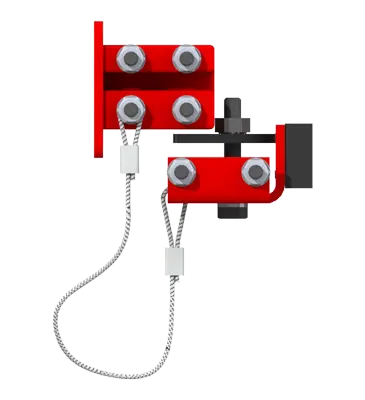 Knight Global Redundant End Cap, Inner MRAA6111 Mid-Rail Stop - KG MRAS6133 Knight Global