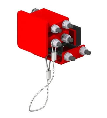 Knight Global Redundant End Cap, Inner MRAA6111 Mid-Rail Stop - KG MRAS6133 Knight Global