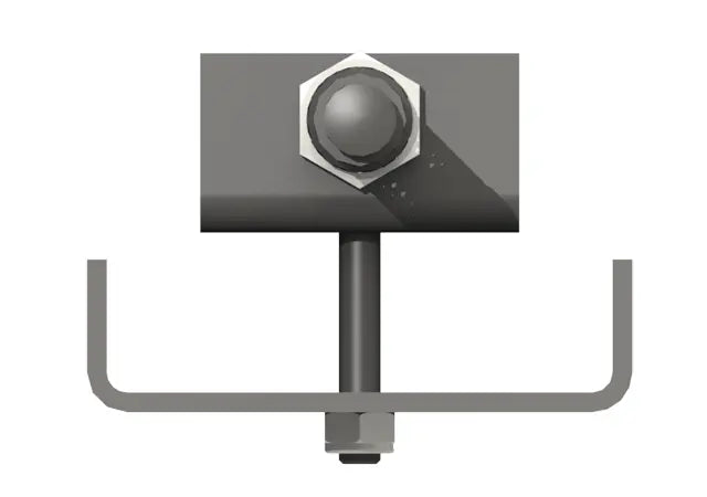 Knight Global Mid-Rail Stop with Shock Absorbs up to 141 ft lbs - KG MRAA7022 Knight Global