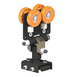 Knight Global Single Bridge Low Profile End Truck, Capacity 1600 lbs - KG MRES6128 Knight Global