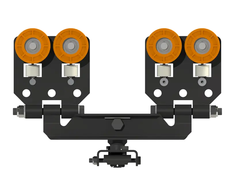 Knight Global Single or Dual Bridge End Truck, Capacity 1600 lbs - KG MRES6130 Knight Global