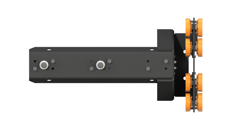 Knight Global Same Plane End Truck, Capacity 1600 lbs - KG MRES6174