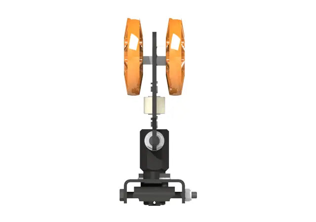 Knight Global Dual Bridge Low Profile End Truck, Capacity 3000 lbs - KG MRES7903 Knight Global