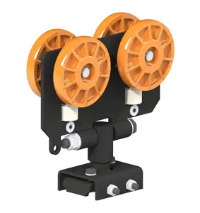 Knight Global Dual Bridge Low Profile End Truck, Capacity 3000 lbs - KG MRES7903 Knight Global
