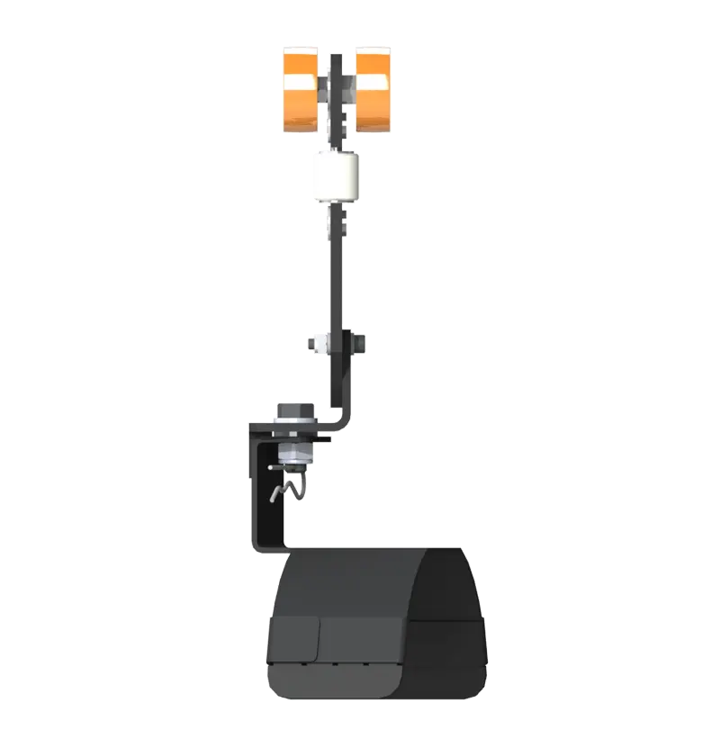 Knight Global Hose Trolley for RAD4110 Rail Systems with Cable Saddle - KG MRMA4215 Knight Global