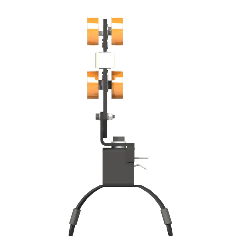 Knight Global Hose Trolley for RAD7510 Rail Systems with Cable Saddle - KG MRMA4815 Knight Global