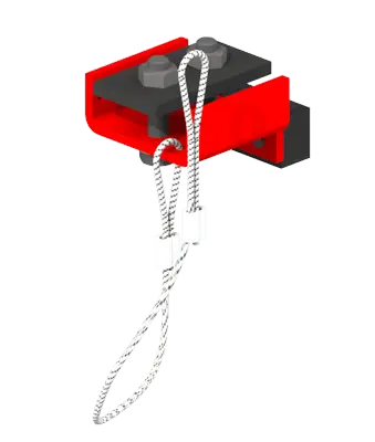 Knight Global Mid-Rail Stop for TR2000 Rail Systems - KG MRSA5070 Knight Global