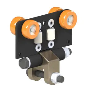 Knight Global Low Profile Load Trolley with Yoke for RAD4110 Rail Systems, Capacity 1600 lbs - KG MRTA4392 Knight Global