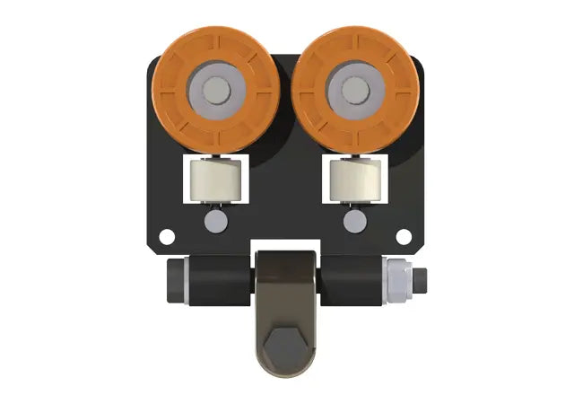 Knight Global Low Profile Load Trolley with Yoke for RAD6110 Rail Systems, Capacity 1600 lbs - KG MRTA6123 Knight Global