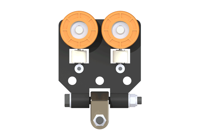 Knight Global Load Trolley with Yoke, Capacity 1600 lbs - KG MRTA6124