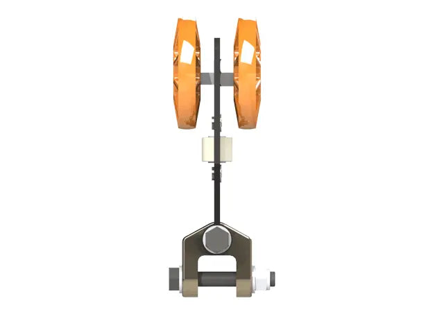 Knight Global Load Trolley with Yoke, Service Temp at 100% Load -20 deg F to 248 deg F, Capacity 3000 lbs - KG MRTA7723 Knight Global