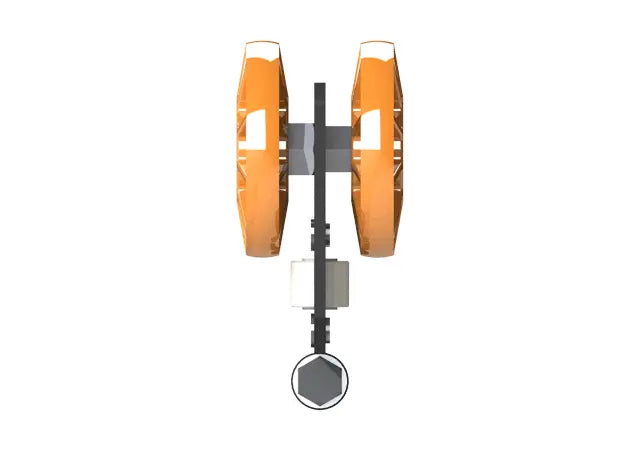 Knight Global Low Profile Load Trolley with Bosses, Capacity 3000 lbs - KG MRTA7765 Knight Global
