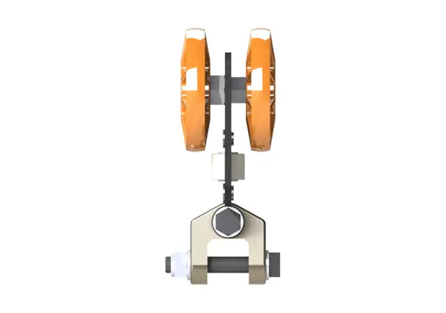 Knight Global Low Profile Load Trolley with Yoke for RAD7510 Rail Systems, Capacity 3000 lbs - KG MRTA7786 Knight Global