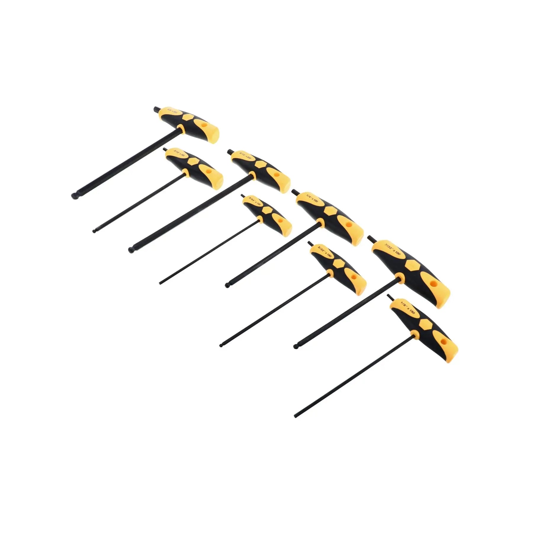 Wiha 33498, Soft Grip Inch Hex T-Handle 8 Pc. Set Wiha