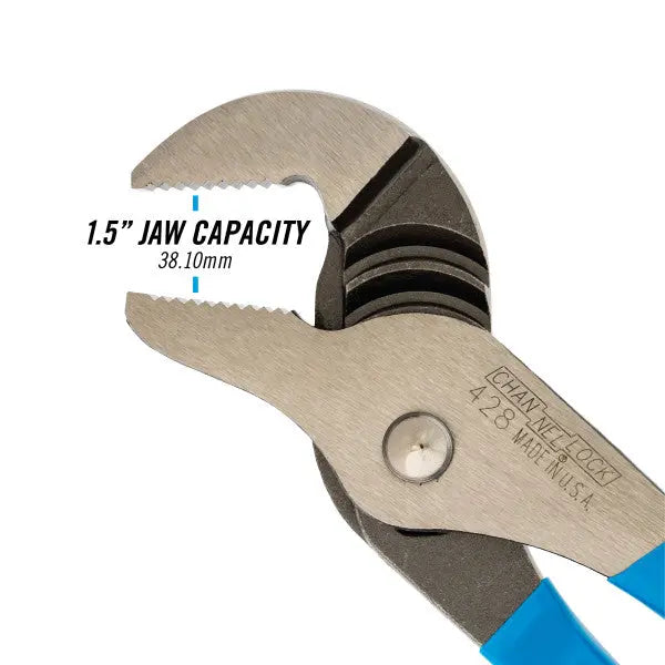 Channellock Straight Jaw Tongue and Groove Plier, 8 in - CL 428 Channellock