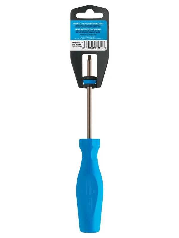 Channellock Square Recess Magnetic Tip Professional Screwdriver, PH3 x 4 in - CL R304H Channellock