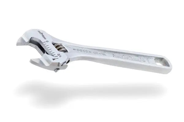 Channellock Extra Slim Jaw Chrome Adjustable Wrench, 4.52 in - CL 804S Adjustable Wrench Channellock