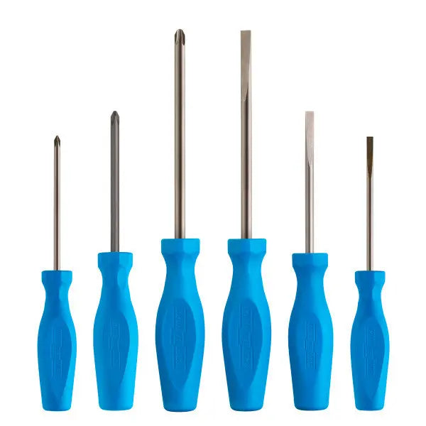 Channellock Set of 6 Tri-lobe Grip Natural Finish Standard Screwdrivers - CL SD-6H Channellock