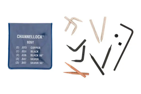 Channellock Set of 5 926 Universal Retaining Ring Tip Kit - CL 926T Channellock