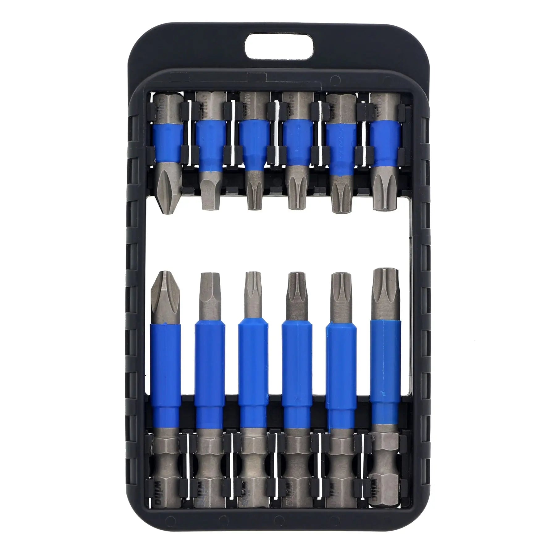 Wiha Set of 12 TerminatorBlue Impact Driver Bits - WI 70288 Wiha