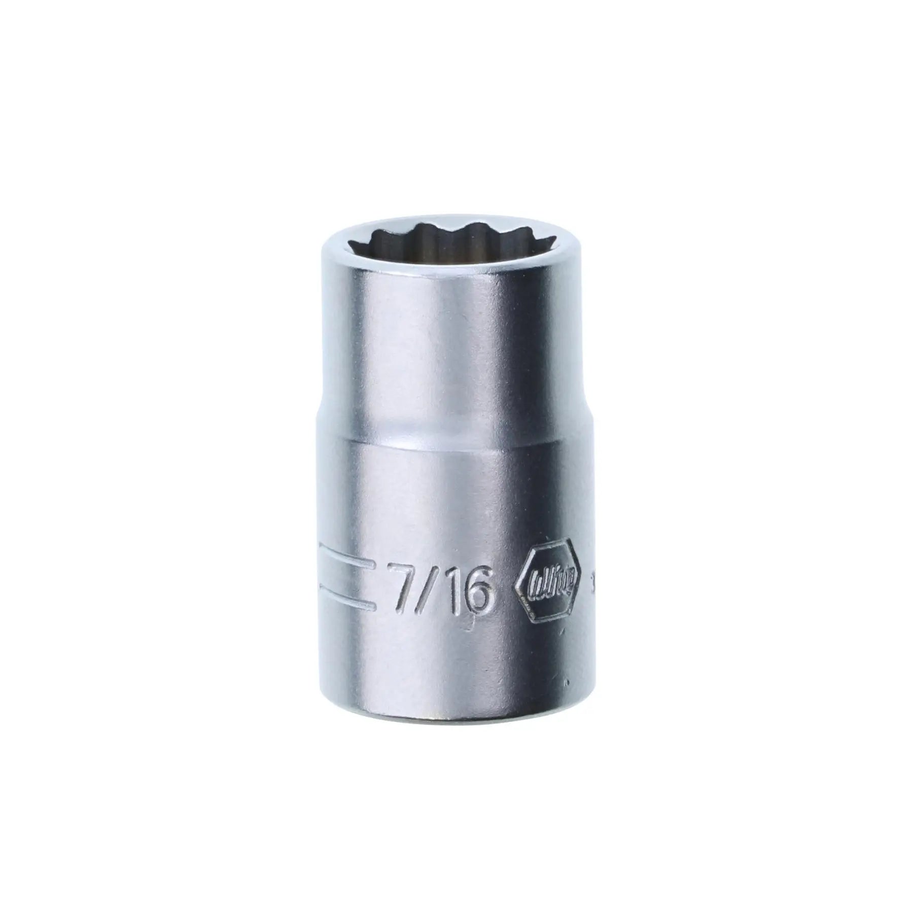 Wiha 33713, 3/8" Drive Socket, 12 Point, 7/16" Wiha